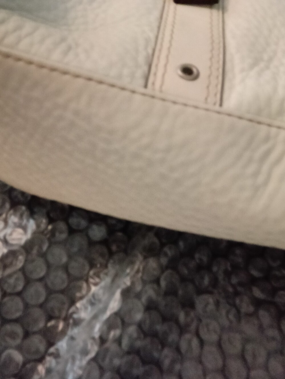 Coach Chelsea Y2K Off White Leather Shoulder Satchel Bag CREED: M0779-F10887 - Picture 9 of 16